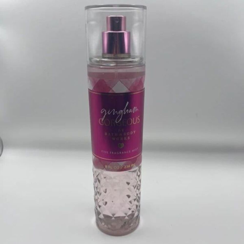 Bath Body Works Gingham Gorgeous Fine Fragrance Mist 8 oz Pink